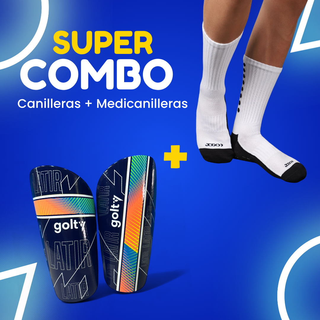 Combo Canillera Competencia Latir Azul + Medicanilleras