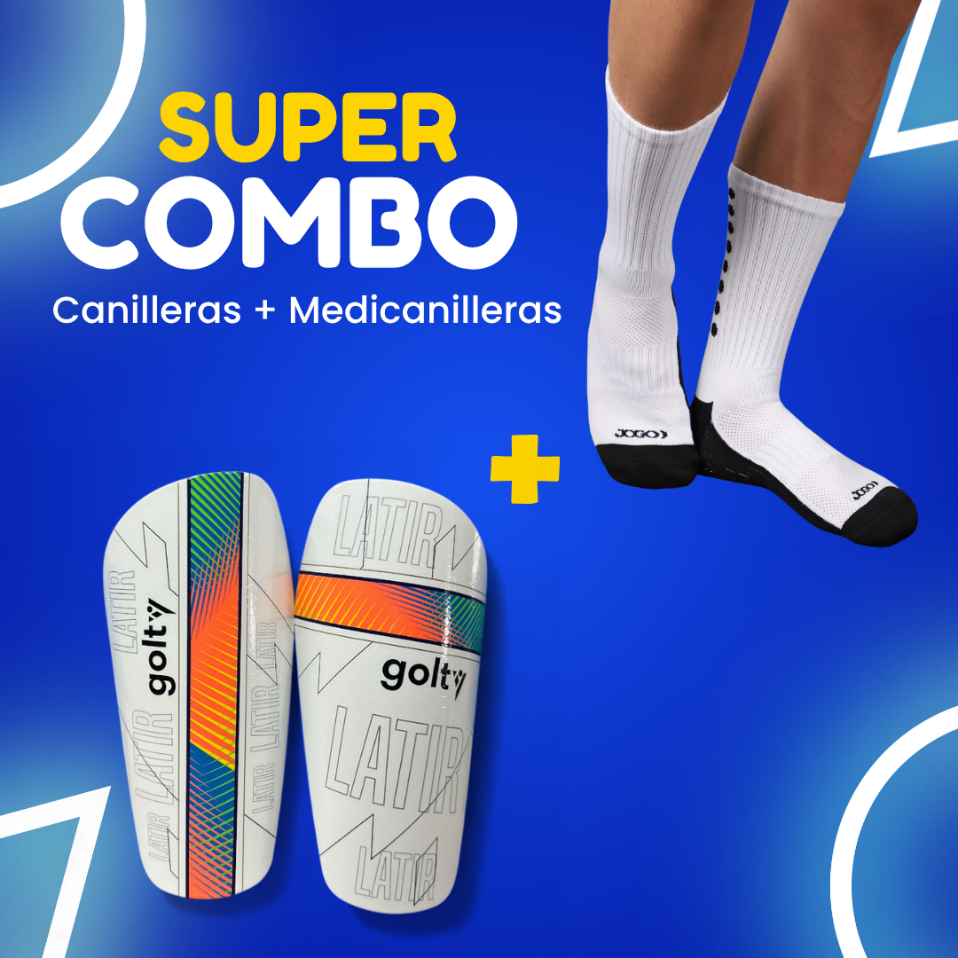 Combo Canillera Competencia Latir Blanco + Medicanilleras