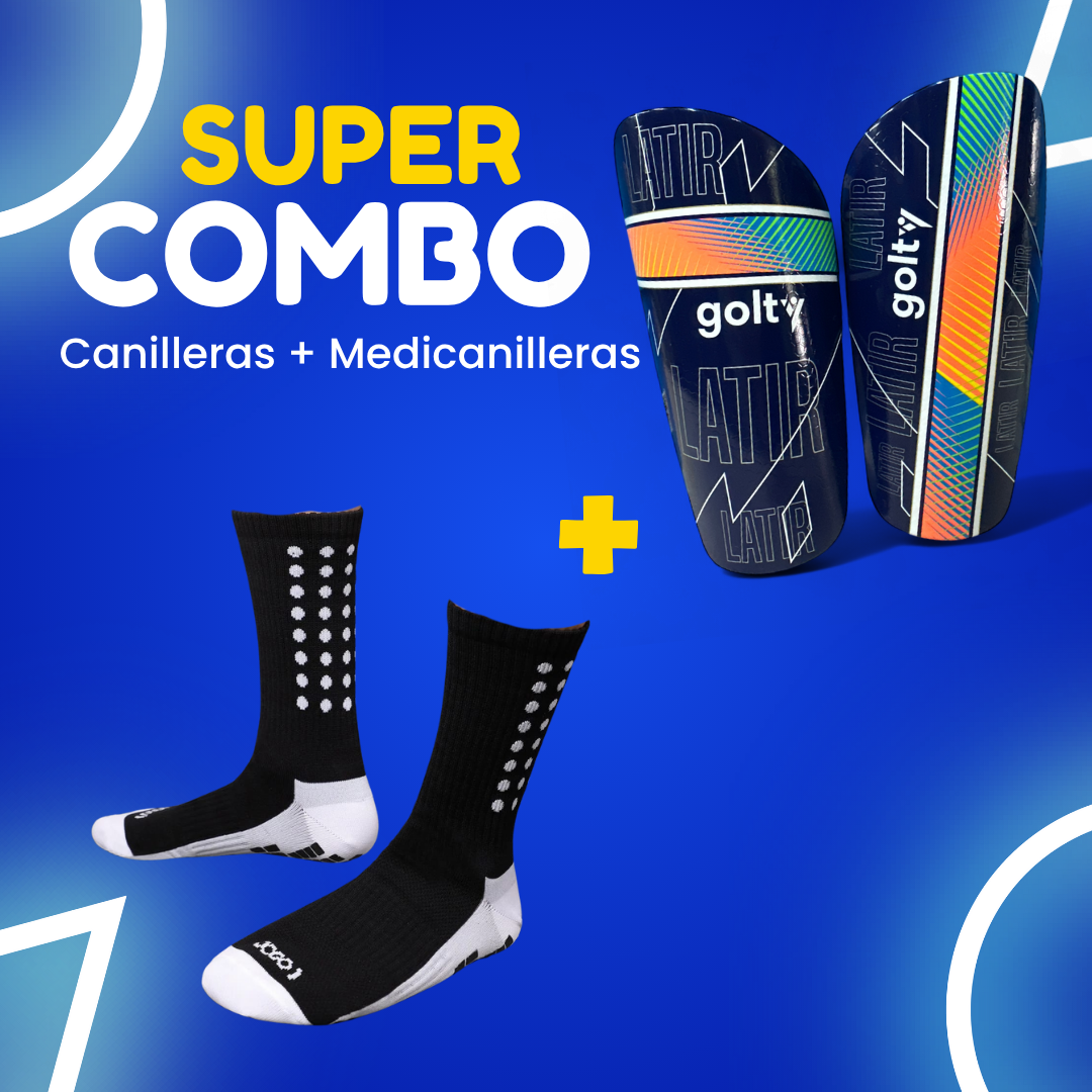 Combo Canillera Competencia Latir Azul + Medicanilleras