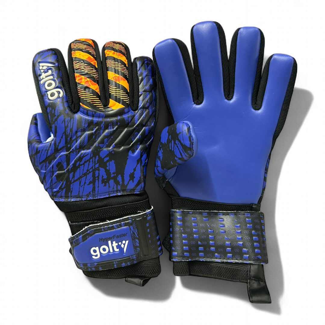 Guante Competencia Golty Hyperfaster Azul / Naranja