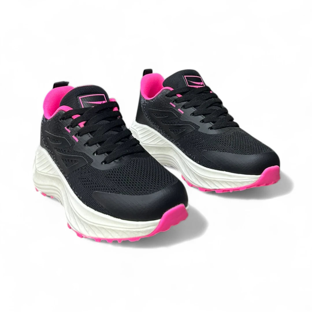 FR10-D Flyrunning Negro / Fucsia