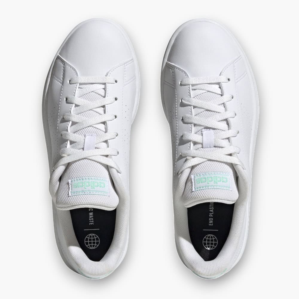 TENIS ADIDAS ADVANTAGE BASE COURT HP9386 BLANCO/MENTA