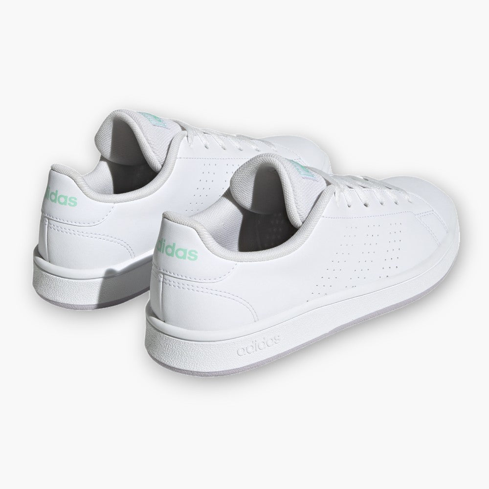 TENIS ADIDAS ADVANTAGE BASE COURT HP9386 BLANCO/MENTA