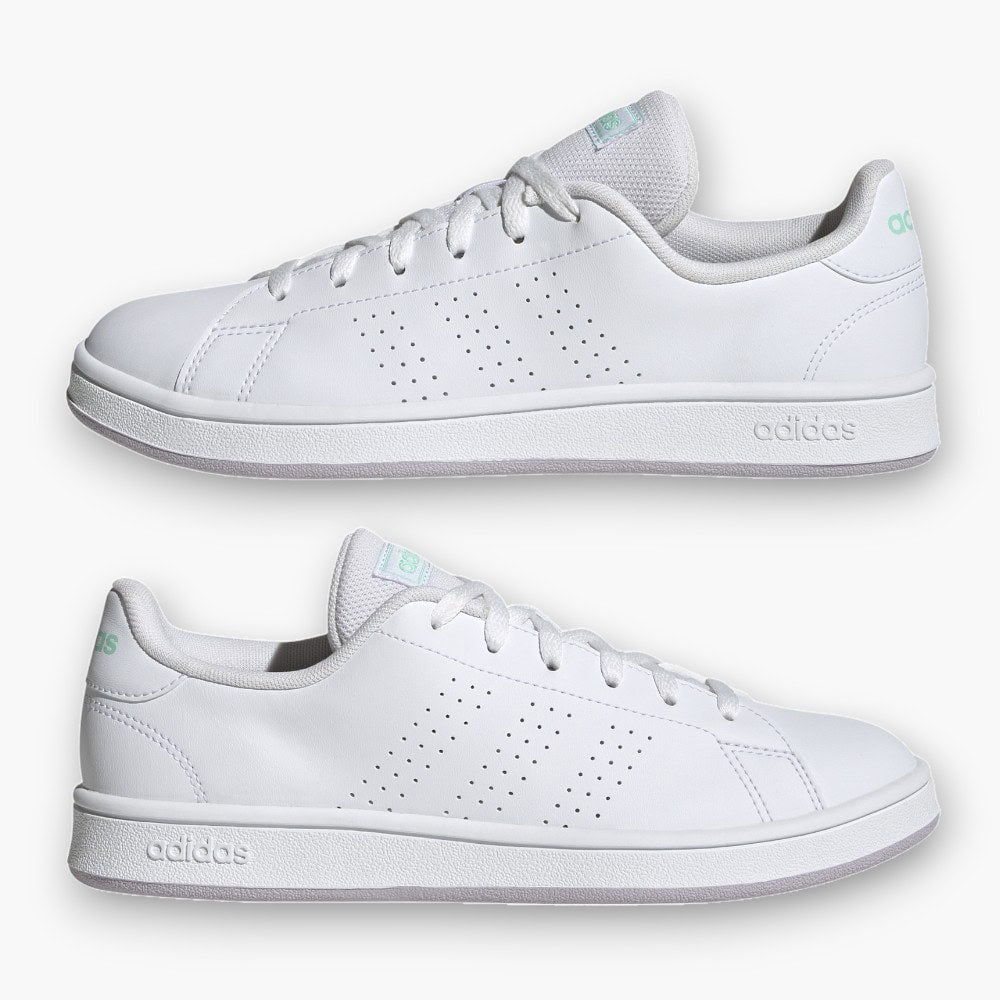 TENIS ADIDAS ADVANTAGE BASE COURT HP9386 BLANCO/MENTA