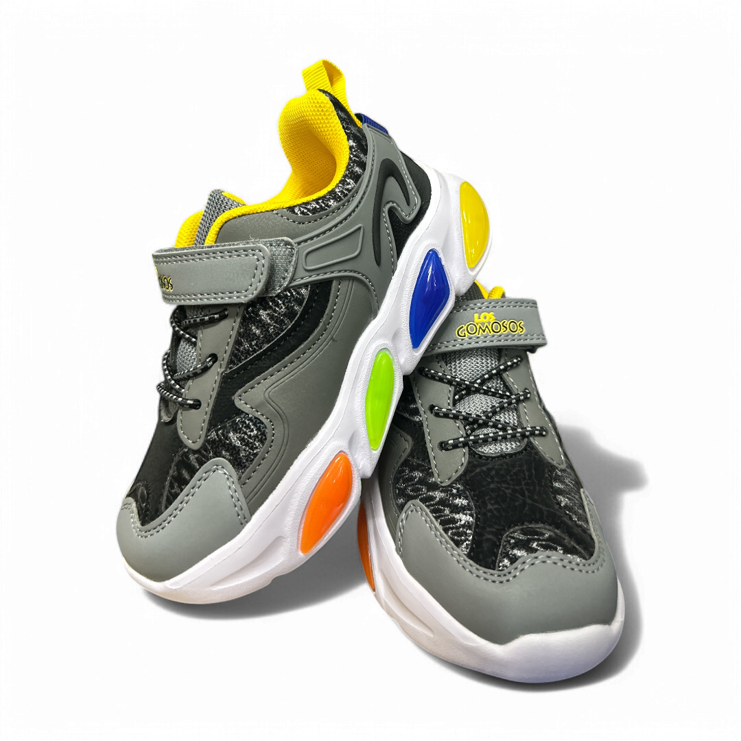Croydon Niño Luces Aledan Gris/Colores
