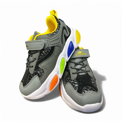 Croydon Niño Luces Aledan Gris/Colores