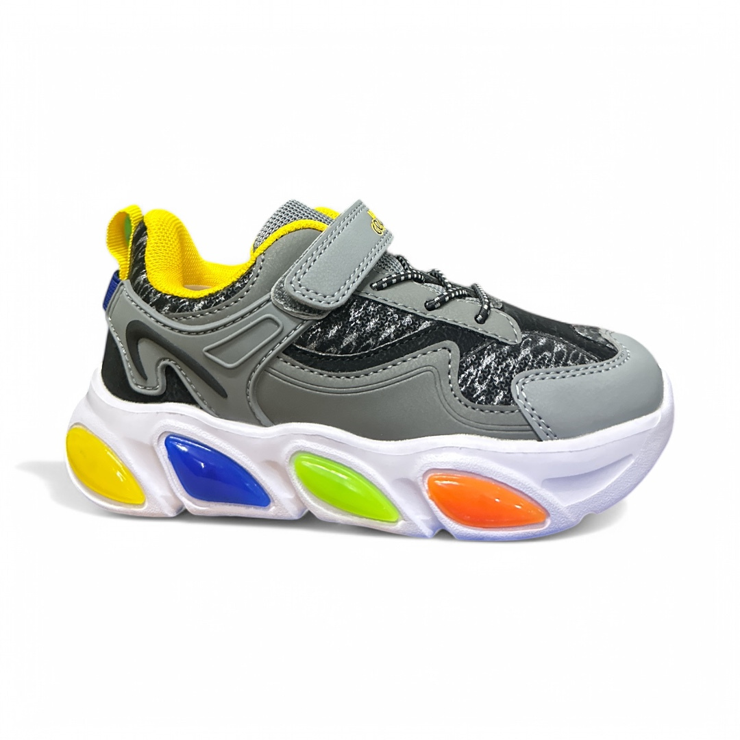 Croydon Niño Luces Aledan Gris/Colores