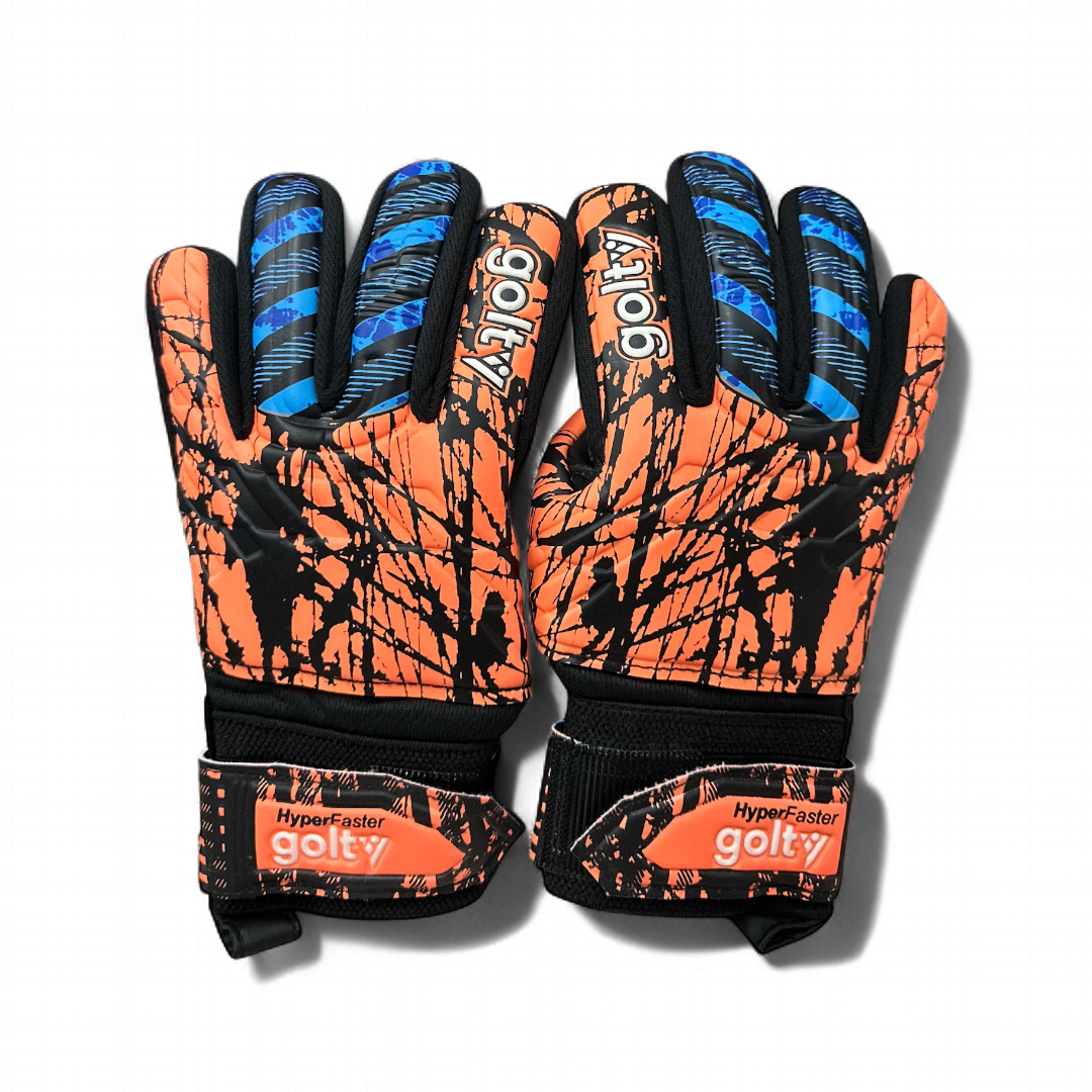 Guante Competencia Golty Hyperfaster Naranja / Azul