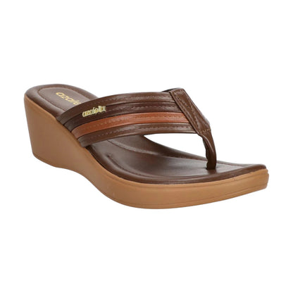 Sandalia Azaleia Eva 807 color café chocolate - vista lateral