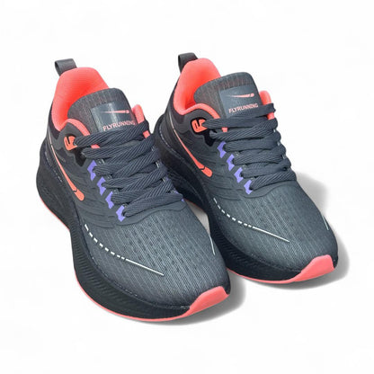 FR21A-03 Flyrunning Gris/Negro/Salmon