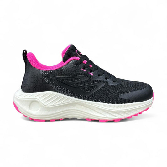 FR10-D Flyrunning Negro / Fucsia