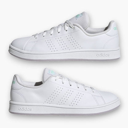 TENIS ADIDAS ADVANTAGE BASE COURT HP9386 BLANCO/MENTA