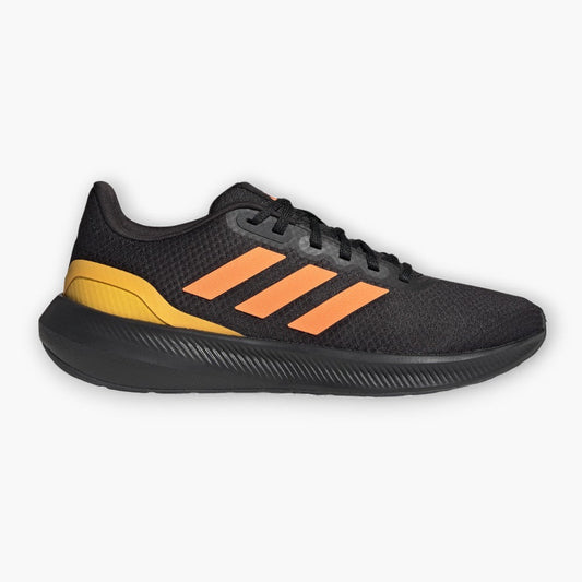 TENIS RUNNING ADIDAS RUNFALCON 3.0 NEGRO NARANJA NEGRO