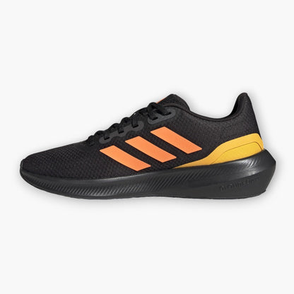TENIS RUNNING ADIDAS RUNFALCON 3.0 NEGRO NARANJA NEGRO